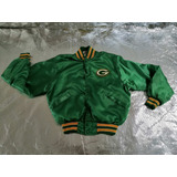 Bomber Green Bay Packers Talla M 10-12 Niñ@ Vintage Nfl Empa