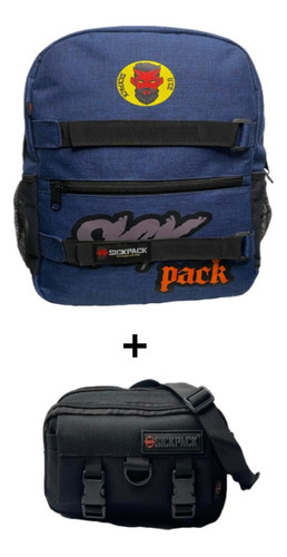 Mochila Escolar Deportiva Porta Laptop Skate Sickpack Jmm3 + J-road