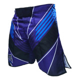 Short Bermuda Mma Bjj Ockto Ultimate Azul