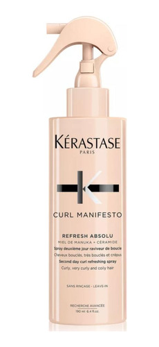 Spray Refrescante Para Rulos Kerastase Refresh Absolu 190 Ml