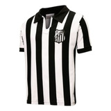 Camiseta Futbol Retro De Pele 1956 Santos De Brasil O'rey