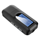 Transmisor Y Receptor Usb Bluetooth 5.0 2 En 1 Con Pantalla