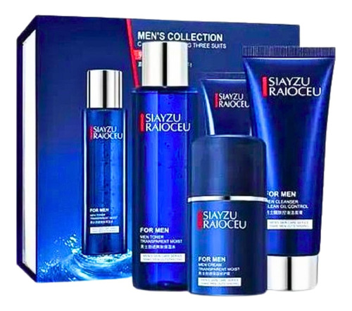 Set Skincare Cuidado De Piel Hombre Con Acido Hialurónico 