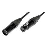 Cable Micrófono Xlr 4m Conexiones Neutrik Y Cable Prosound