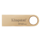 Pendrive Kingston Datatraveler Se9 Dtse9g3 512gb 3.2 Dourado