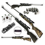 Rifle Aire Comprimido Snowpeak Caza Mira Balines