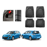 Tapete Carbono 3d Grueso Mazda 3 Hb 2010 A 2013
