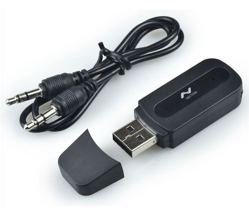 Receptor Audio Bluetooth Adaptador Aux Musica Auto Parlant