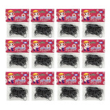 Pack X12 Gomitas Banditas Elásticas Siliconadas Pelo Trenzas