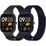 2correa Milanese+funda Acero Para Xiaomi Mi Redmi Watch 4