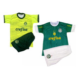 2 Kits Conjunto Infantil Do Palmeiras 