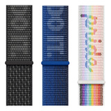 Pulseira Sport Loop Para Apple Watch Band Series 8 7 6 5 Se