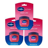 Vaseline Lip Therapy Rosy Lips/balsamo Labios 7gr. 3 Pack **