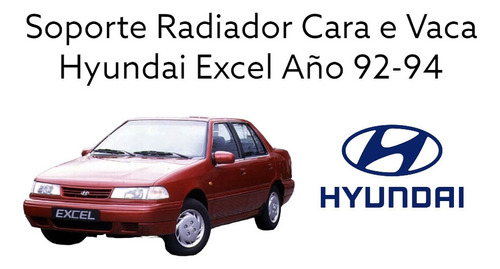 Soporte Radiador Hyundai Excel Ao 92-94  Foto 3