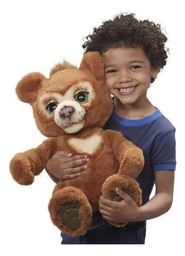 Boneca De Urso Curioso Brinquedo De Pelúcia Interativo 40cm