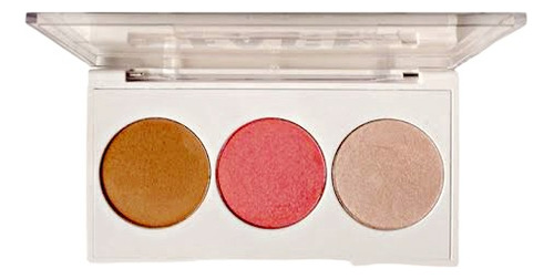 Paleta Trio Contorno Blush Iluminador Face Kit 2 Luv Beauty