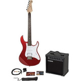 Paquete De Guitarra Eléctrica Yamaha Gigmaker; Rojo Metálico