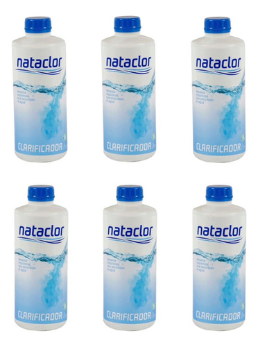 Clarificador Nataclor Caja 6 Botellas De 1 Litro