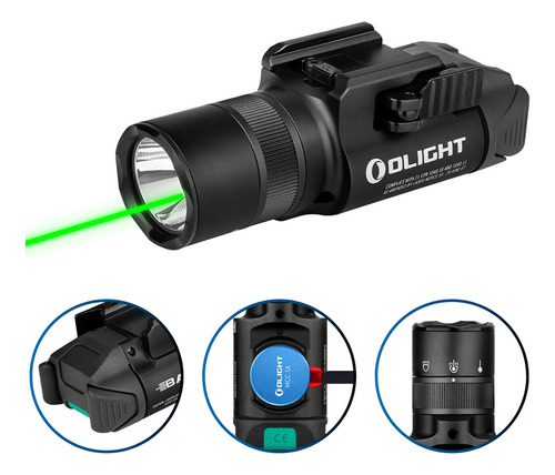 Lanterna Tática Led Olight Baldr Pro R 1350 Lúmens 200 Metro