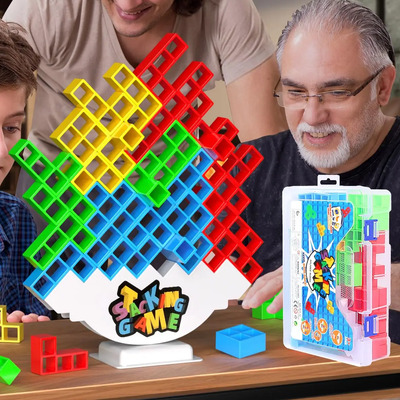 Juego De Mesa Apilable Stack Attack 48 Piezas | Envío gratis