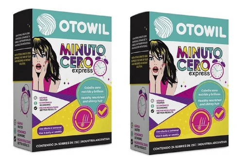 Otowil Minuto Cero Tratamiento Caja 48 Sobres X25grs