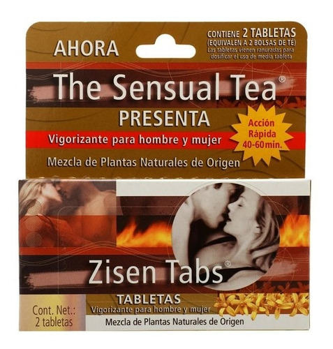 The Sensual Tea Zisen Caja Con 2 Comprimidos