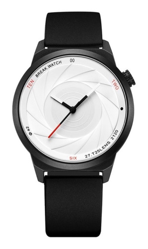 Reloj Break Zoom Photo Series Diseño Minimalista (black)