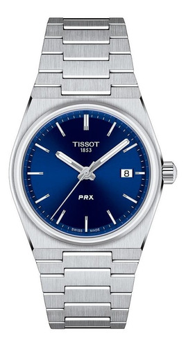 Reloj Tissot Prx 35mm 1372101104100 De Acero Para Mujer Ss