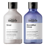 Kit Shampoo Blondifier Gloss + Silver L'oréal Professionnel