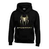 Spiderman Dorado Buzo, Buso, Saco Gildan Con Capota