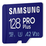 Samsung Pro Plus 128gb 4k U3 A2 V30 160mb/s + Adaptador Sd
