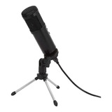 Microfono Condenser Usb Bm-858bp Ideal Radios Estudios Grab. Color Negro
