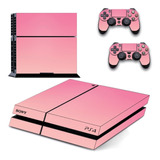 Skin Personalizado Para Ps4 Fat Rosado (0958)