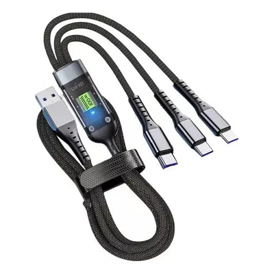 Cargador Usb 1,2m3 En 1 ..