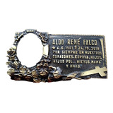 Placa Recordatoria Cementerio 30x16 Fundicion De Bronce Foto