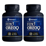 2 Potes Feno Grego + Boro + Vitaminas Kit 240 Cáps Bionutri