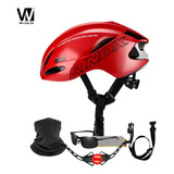 Kit Cascos Para Bicicletas Mujer + 1anteojos + 1mas