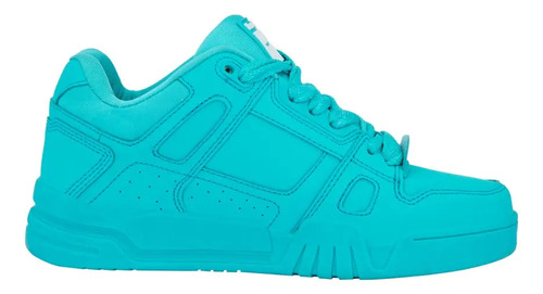 Tenis Casual Choclo Kangaroos 7530 Verde Para Mujer