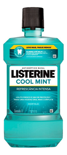 Enxaguatório Bucal Listerine 1 Litro | Cool Mint Refrescânci