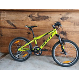 Bicicleta Scott Mtb Jr 20 Amarilla Usada Envio Gratis