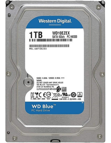 Disco Duro Hdd 1 Tb Western Digital Wd Blue