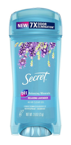 Secret Desodorante Antitranspirante Clear Gel Lavanda Mujer