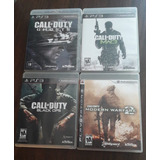 Kit Com 4 Jogos Call Of Duty Ps3 Original Sem Riscos