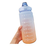 Botella De Agua Motivacional,botella Termo Deportiva 2litros