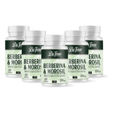 Berberina + Morosil Composto Natural Kit 5 Frascos Sabor Neutro