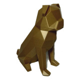 Escultura Pug Decorativa Linda Tipo-estatueta Pet