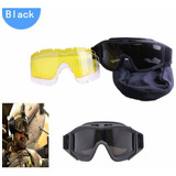 Gafas Militares Tactico Careta Gotcha Airsoft + Estuche Or