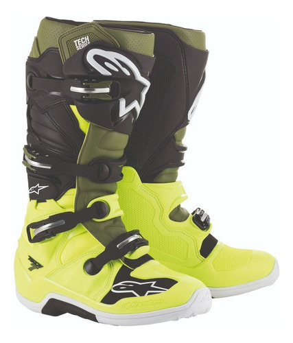 Botas Alpinestars Tech 7 2017 Verde Motocross Gaerne Rider