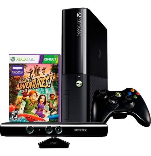 Xbox 360 Slim / Kinect / Hd 250gb / Controle / + 2 Jogos