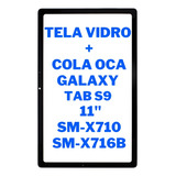 Tela Vidro Frontal Sem Touch Lcd Display Tab S9 Sm-x716 X710